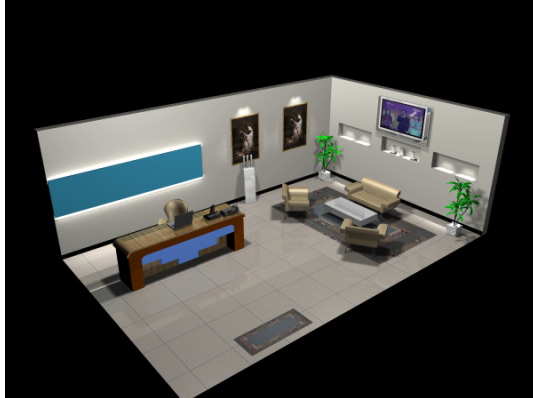 逐浪CMS 3D系统店铺界面