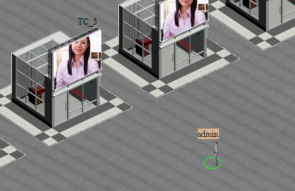 逐浪CMS 3D系统登录人物提示